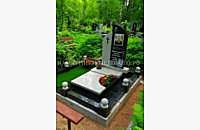 Образец комплекса из комбинации белого и черного гранитов