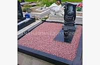 Образец памятника «Андромеда 1» из черного гранита