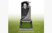 Образец памятника «Вечность 3» из черного гранита