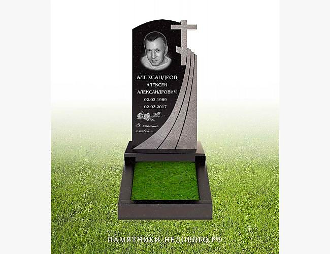 Пример готового гранитного памятника «Вечность 3»