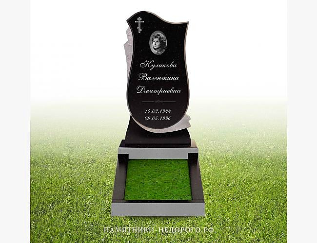 Образец памятника «Лира 4» для одиночной могилы