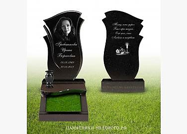 Памятник «Лилия»: дизайн-проект и готовая работа