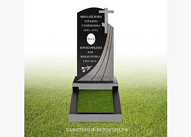 Образец памятника «Вечность 3»: дизайн-проект и готовая работа