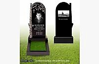 Надгробие из гранита "Березка": пример оформления