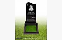 Памятник "Волна" для одиночной могилы: готовая работа