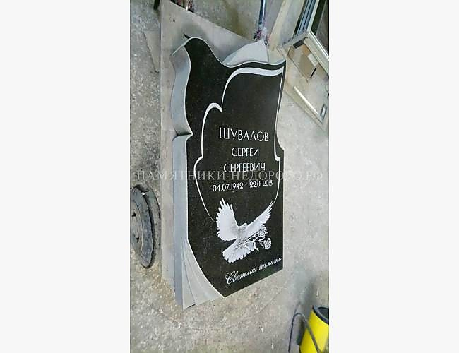 Элитный памятник из гранита "Голубь 1": пример оформления - фото 5