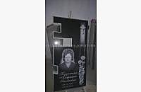 Пример оформления памятника для двойного захоронения. Модель "Дуэт 2" - миниатюра 3