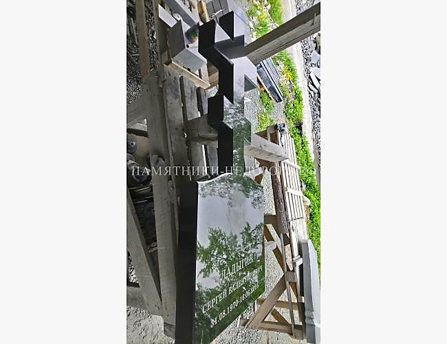 Надгробие "Крест 6" : образец готовой работы - фото 2