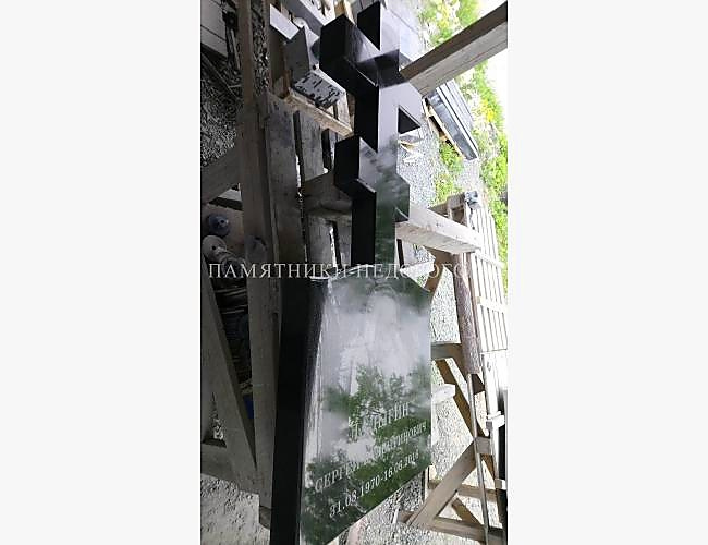 Надгробие "Крест 6" : образец готовой работы - фото 4