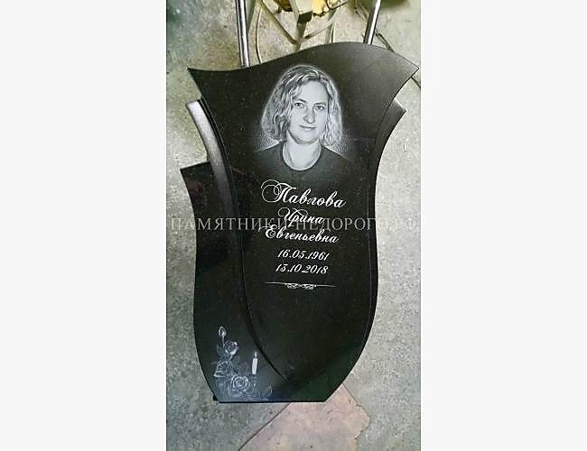 Памятник "Лилия" для женской могилы: образец готовой работы - фото 4