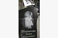 Пример оформления памятника "Лилия" для одиночной могилы - миниатюра 3