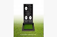 Образец готового памятника из гранита. Модель "Стандарт" - миниатюра 2