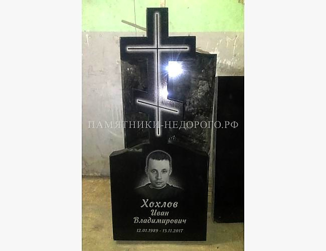 Христианский одиночный памятник "Крест 6"