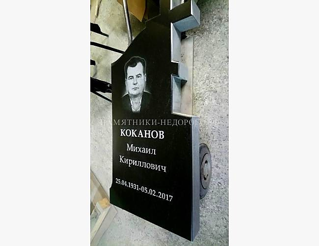 Гранитный христианский памятник "Память 1" - фото 2