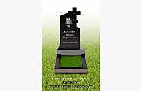 Гранитный христианский памятник "Память 1" - миниатюра 3
