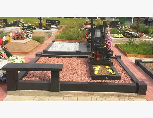 Христианский памятник "Память 1" для одиночной могилы - фото 4