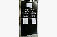 Образец памятника "Стандарт" с оформлением