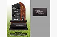 Образец готового памятника "Судьба 2" с оформлением - миниатюра 4