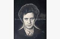 Округлый прямой памятник на могилу - миниатюра 2