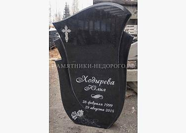 Готовый памятник в форме лилии