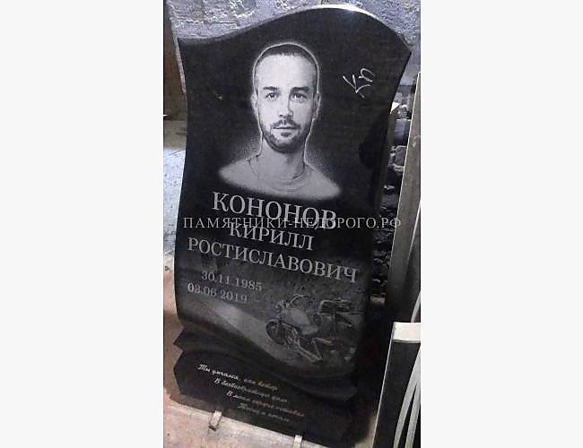 Памятник "Гармония 1" для мужской могилы - фото 2