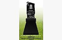 Православный памятник "Андромеда 1" из черного гранита - миниатюра 4