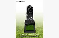 Фото готового эксклюзивного памятника "Березка" - миниатюра 2