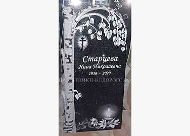 Фото готового эксклюзивного памятника "Березка"