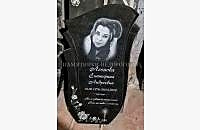 Образец оформления памятника "Лилия" для одиночной могилы