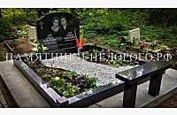 Двойной памятник "Стена 3" для семейного захоронения - миниатюра 2