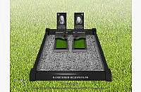 Примеры готовых памятников «Стандарт» для семейного захоронения - миниатюра 3