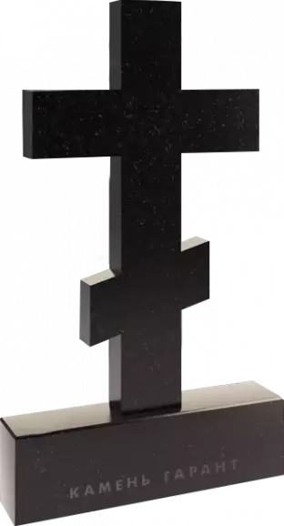 Памятник из чёрного гранита Солмир 2 - фото 3