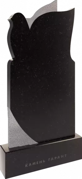 Памятник из чёрного гранита Голубь 1 - фото 2