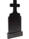 Памятник из чёрного гранита Крест 5 - миниатюра 2