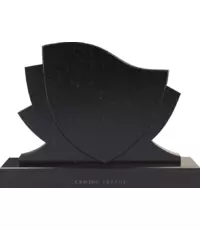 Горизонтальный памятник в форме чаши из гранита