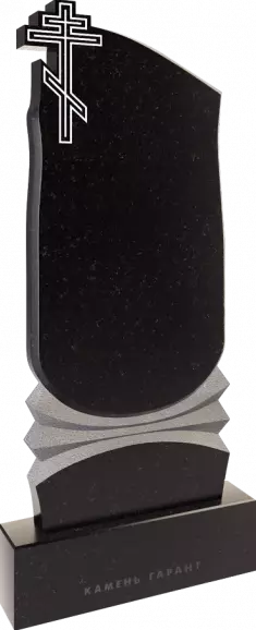 Памятник из чёрного гранита Андромеда 5 - фото 2
