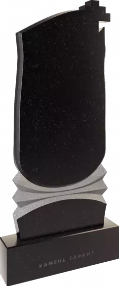 Памятник из чёрного гранита Андромеда 5 - фото 3