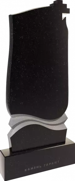 Памятник из чёрного гранита Андромеда 4 - фото 3