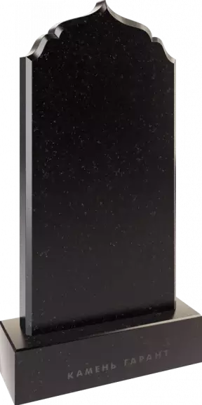 Памятник из чёрного гранита Восток 1 - фото 2