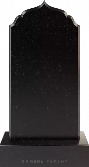 Памятник из чёрного гранита Восток 1