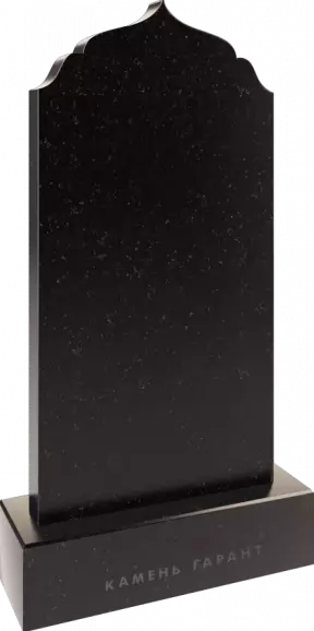 Памятник из чёрного гранита Восток 1 - фото 3