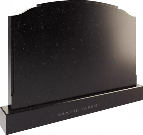 Памятник из чёрного гранита Стена 3 - фото 2