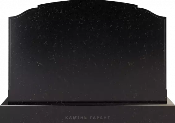 Памятник из чёрного гранита Стена 3