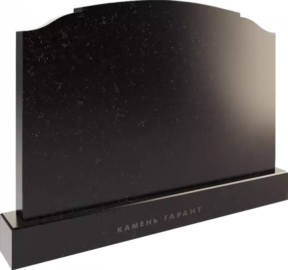 Памятник из чёрного гранита Стена 3 - фото 3
