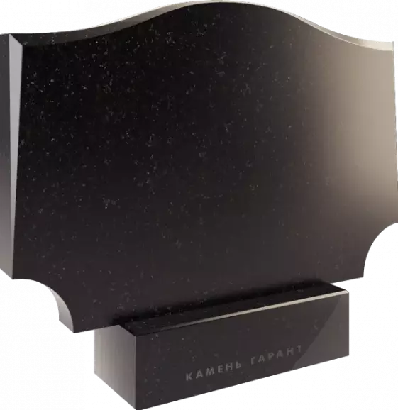 Памятник из чёрного гранита Кассиопея 2 - фото 2