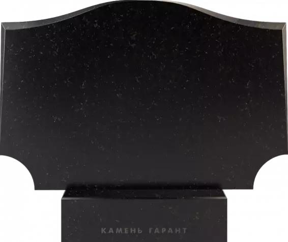 Памятник из чёрного гранита Кассиопея 2