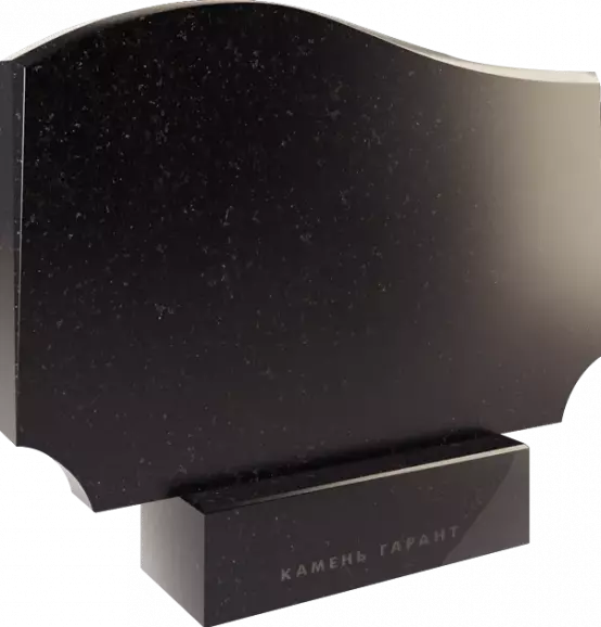 Памятник из чёрного гранита Кассиопея 3 - фото 2