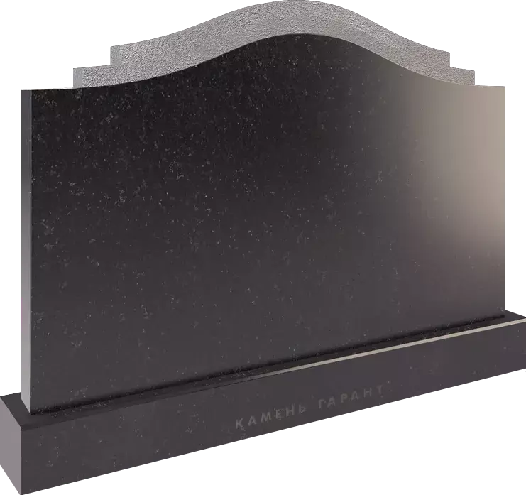 Памятник из чёрного гранита Рукопись 1 - фото 2