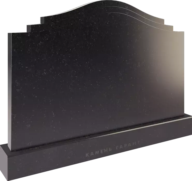 Памятник из чёрного гранита Рукопись 2 - фото 2
