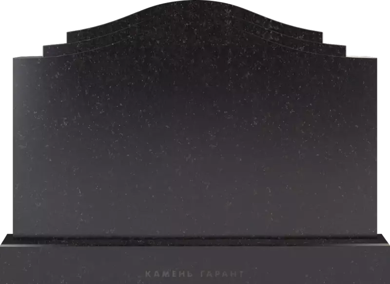 Памятник из чёрного гранита Рукопись 2